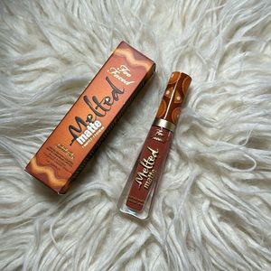 NIB Too Faced Melted Matte Pumpkin Spice Limited Edition Scented Lipstick